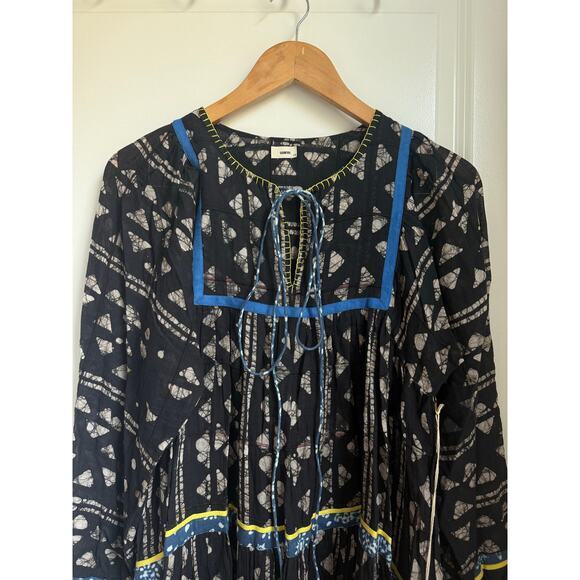 NWT Warm NY RTW Spring 2018 Printed Bohemian Midi Dress Size P/S - Picture 4 of 10